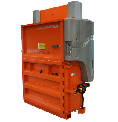 ORWAK Power 3325 verticale balenpers voor karton en plastiek