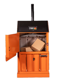 Perskamer van compacte verticale balenpers 3110 karton
