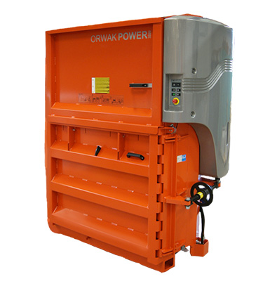 ORWAK Power 3320 verticale balenpers voor karton en plastiek