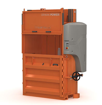 ORWAK Power 3420 verticale balenpers voor karton en plastiek