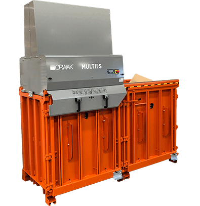 ORWAK Multi 9020 S multikamer balenpers voor karton en recycleerbare materialen