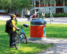 Molok Classic semi-ondergrondse container in openbare ruimte