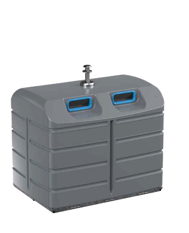Cityspot Citybulle 4 m3 bovengrondse inzamelcontainer