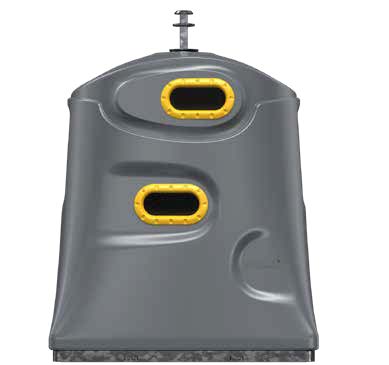 PMR toegankelijke Cityspot Volcano 3 m3 inzamelcontainer